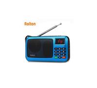 (Blu) Nuovo Mini Rolton W405 Digital Portatile Mini Lettore Musicale Radio FM Portatile Mp3