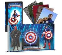 Blu Ray + Display 3D Capitán América (1990) Expositor Steelbook Versión 5