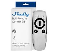 BLU Remote Control ZB Blanco - Mando de Domótica Zigbee y Bluetooth, 4 Canales, Controlador inalámbrico de Dispositivos y escenas Shelly, Alertas LED y sonoras, Compatible con Home Assistant