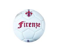 BLU RITMO Balón de Fútbol para Niños. Pelota de Fútbol Pequeña para Juegos. Pelota Violeta Blanco Rojo. Tamaño 2 (Lirio Firenze). (Blanco Rojo)