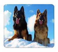 BLU Tappetino Mouse Piccolo 200x150x3mm, Tappetino Scrivania con Bordo Cucito, Mousepad Impermeabile e Antiscivolo, Pratica e Facile da Pulire, Accessori Gaming e Accessori PC Regalo, Cane H-5720