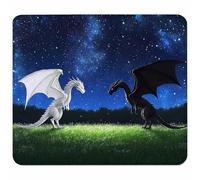 BLU Tappetino Mouse Piccolo 220x180x3mm, Tappetino Scrivania con Bordo Cucito, Mousepad Impermeabile e Antiscivolo, Pratica e Facile da Pulire, Accessori Gaming, Regalo Uomo, Cielo Stellato H-9508