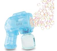 Blubbel Pistola de Burbujas con LED, Máquina Automática con Depósito de 50ml, Cañón Bazuca Bubble Gun, Juguete Regalo para Niños, Ideal para Bodas y Fiestas