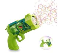Blubbel Pistola de Burbujas con LED, Máquina Automática con Tanque de 100ml, Bazuca Bubble Gun para Niños, Regalo Ideal para Bodas y Fiestas