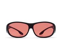 BluBloc OverView FL41 - Gafas de bloqueo de luz azul para alivio de la migraña y sensibilidad a la luz, ajuste sobre estilo para gafas graduadas