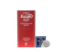 Blucaffè Lucaffé, cápsulas de café de Ø44 mm, cápsulas de ese, paquete de 150 cápsulas de papel compostable, cápsulas de café Arábica gourmet, sabor afrutado, tostado medio, aroma intenso