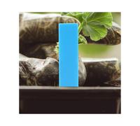 (Blue) 100 Pcs Succulent Plastic Insert Ground Sign Gardening Sign Flower Plant Seed Name Stake Tag Label Marker (blue)