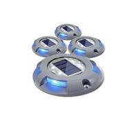 Blue 1PC Solar Buried Light for Outdoor Garden Pathway - Waterproof Underground Lamp for Landscape Lighting