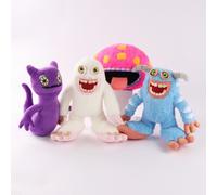 (Blue,28cm)My Singing Monster Plush Toy Stuffed Animal Soft and Cute Game Character Gift