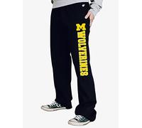 Blue 84 Capitán Michigan Wolverines - Pantalones Deportivos para Hombre (Talla L), Color Azul Marino