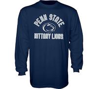 Blue 84 Men's Standard Long Sleeve T Shirt Line, Team Color Blue, Medium