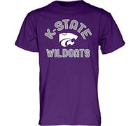 Blue 84 T Shirt Camiseta Line Up Team, Kansas State Wildcats-Juguete para Perros, Color Morado, XL para Hombre