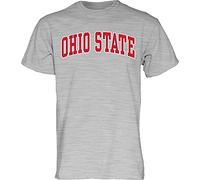 Blue 84 Team Name Short Sleeve T Shirt Camiseta de Manga Corta con Nombre del Equipo Arching, Ohio State Buckeyes Dark Heather, L para Hombre