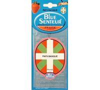 Blue - Ambientador de coche País Vasco, cartucho perfumado para espejo retrovisor (1 unidad)