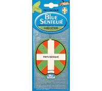 Blue - Ambientador de coche País Vasco, cartucho perfumado para espejo retrovisor (1 unidad)
