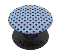 Blue and Brown Polka Dots Classic Polkadots Simple Pattern PopSockets PopGrip Adhesivo