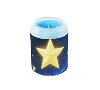 Blue and Gold Romantic Sky - Limpiador de patas de perro reutilizable con cepillo de silicona para pies suaves, para perros y gatos de razas pequeñas, medianas y grandes