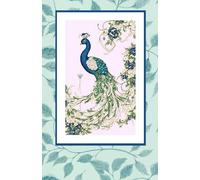Blue and Green Peacock Journal