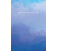 Blue and Purple Watercolor Design Journal titled “Indeed, with hardship comes ease. 94:6" also written at the top of each page, 240 lined pages, 6x9” ... Muslim Women Friend Teacher Teen Co-Worker