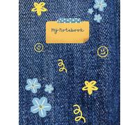 Blue and Yellow Illustrated Composition Notebook College Ruled:: Classic for School, College, Office, or Daily Writing, 7.5" x 9.25"