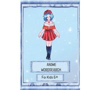 Blue Anime Wordsearch: Easy to Read Print about K-Pop, Artists, Korean Singers, and More | 6x9 inches (15.24 x 22.86 cm) ... Adults, Teens, and Kids