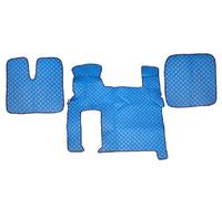 Blue Ansemble - Juego de 3 alfombrillas de suelo y tapa para el motor de Man TGX Camión 2010-2018