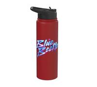 Blue Beetle Movie Logo Stainless Steel Insulated Water Bottle