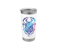 Blue Beetle Movie Scarab Vaso térmico de acero inoxidable de doble pared