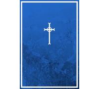 Blue Bible Study Journal: Church Notes Notebook for Note Taking & Reflection - Guided Bible Study Notebook - Faith-Based Religious Gifts & Bible Study Supplies (Blue)