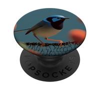 Blue Bird Aesthetic - Minimal Nature Photography Design PopSockets PopGrip Adhesivo