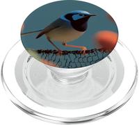 Blue Bird Aesthetic - Minimal Nature Photography Design PopSockets PopGrip para MagSafe