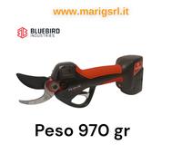 Blue Bird PS 23-28C Faster Tijera poda doble apertura 2 baterías y maleta