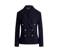 Blue Blazer corto cruzado de lana elástica 42