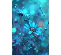 Blue Blossom Journal - Elegant Floral Notebook: A Beautiful Blue Flowers Writing for Daily Notes, Inspiration & Mindful Reflection