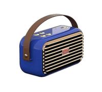 (Blue) Bluetooth Speakers Retro Wireless Small Stereo Ornament Speaker Funky Gifts