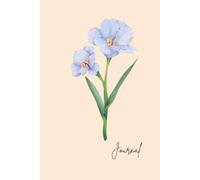 Blue Bonny: Elegant watercolor floral notebook for journaling, notes, and everyday writing