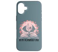 Blue Book Dragon Fantasy Era Romantasy Bookish Books Lovers Carcasa para iPhone 16 Plus