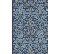 Blue Botanical Notebook: 100 Lined Pages, 6x9 inch, Aesthetic Victorian Floral Art Journal for Writing and Gifts (Botanical Notebook Collection)