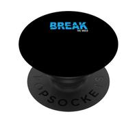 Blue Break The Mold Gráfico Azul PopSockets PopGrip Adhesivo