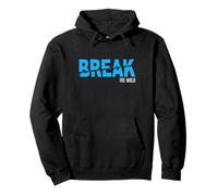 Blue Break The Mold Gráfico Azul Sudadera con Capucha