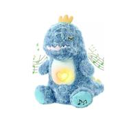 (blue)Breathing Plush-Breathing Dinosaur, Baby Sound Machine Soothe Snuggle Dinosaur