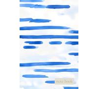 Blue Brush Minimalist Notebook: A Modern Abstract Journal for Creative Ideas, Daily Notes, Journaling, and Inspired Thinking
