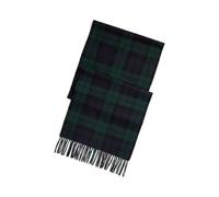 Blue Bufanda de cachemira con flecos TALLA ÚNICA