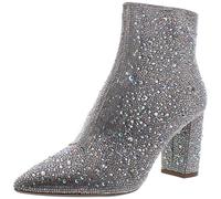 Blue by Betsey Johnson Sb-Cady Botas de moda para mujer, Plateado (Rhinestone), 40 EU