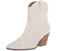 Blue by Betsey Johnson Women's SB-Diva Ankle Boot, Pearl, 8.5
