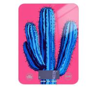 Blue Cactus Rose - Báscula portátil de alimentos de 11 libras/1 onzas, escala de 5 kg/5 g de gramo con 4 unidades para hornear comidas preparadas (pilas no incluidas)