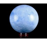 Blue Calcite Quartz Sphere Crystal Ball Ornaments (Size : 300-400g)