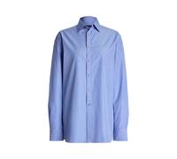 Blue Camisa Adrien Relaxed Fit fil-à-fil EU 36
