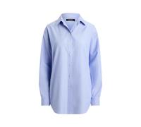 Blue Camisa de algodón fil-à-fil Relaxed Fit XXL