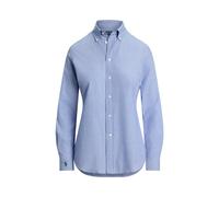 Blue Camisa de algodón y elástico fil-à-fil ES 36